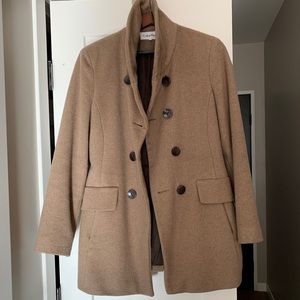 Calvin Klein wool winter coat /classic peacoat
